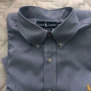 Blue /White stripe Ralph Lauren shirt